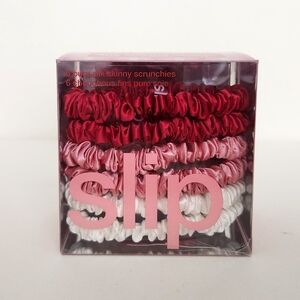 Slip Silk Sweetie Valentine Silk Skinny Scrunchies, Set of 6, New in Box